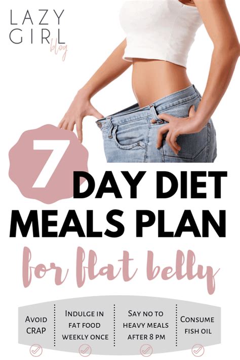 flat tummy meal plan